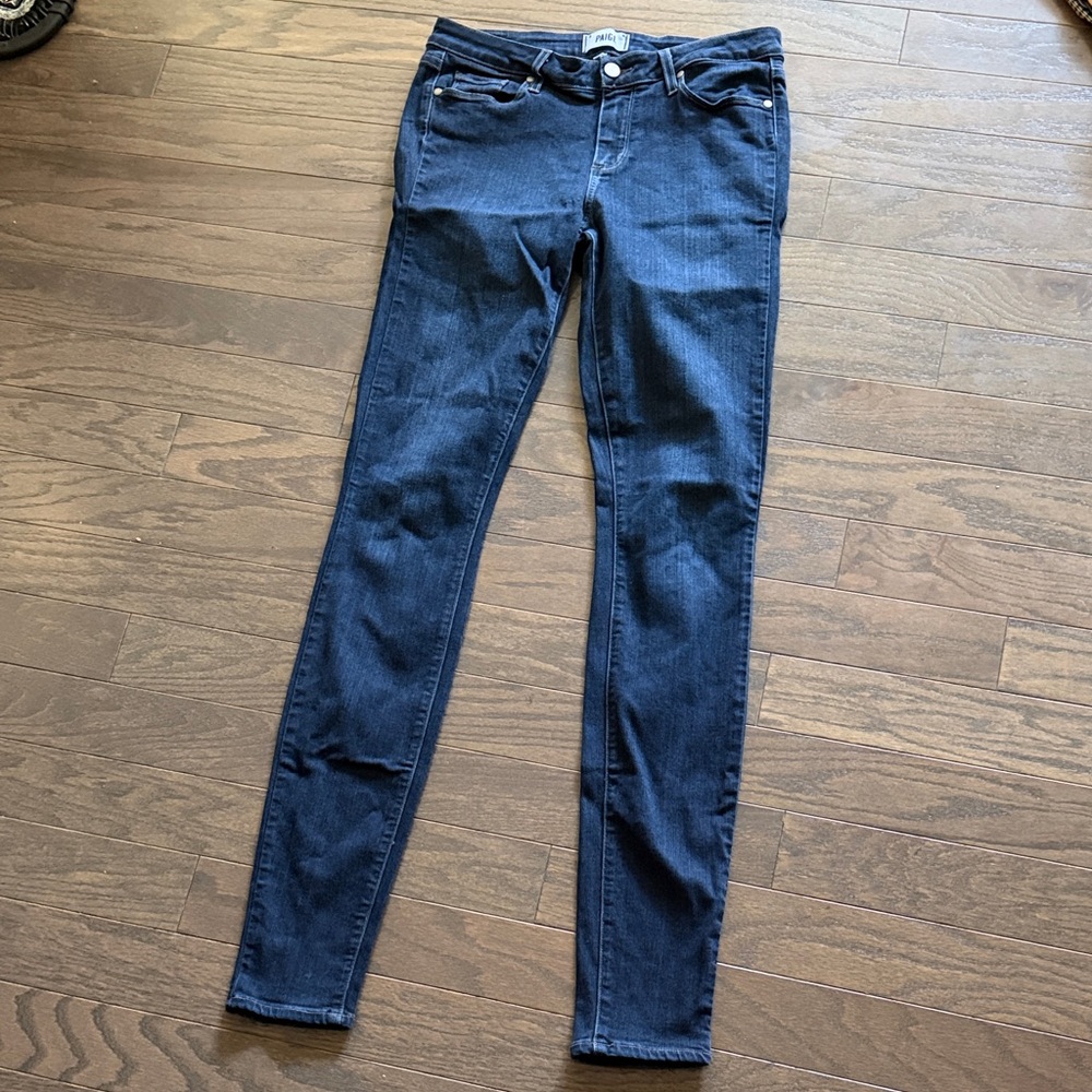 PAIGE Dark Blue Skinny Jeans